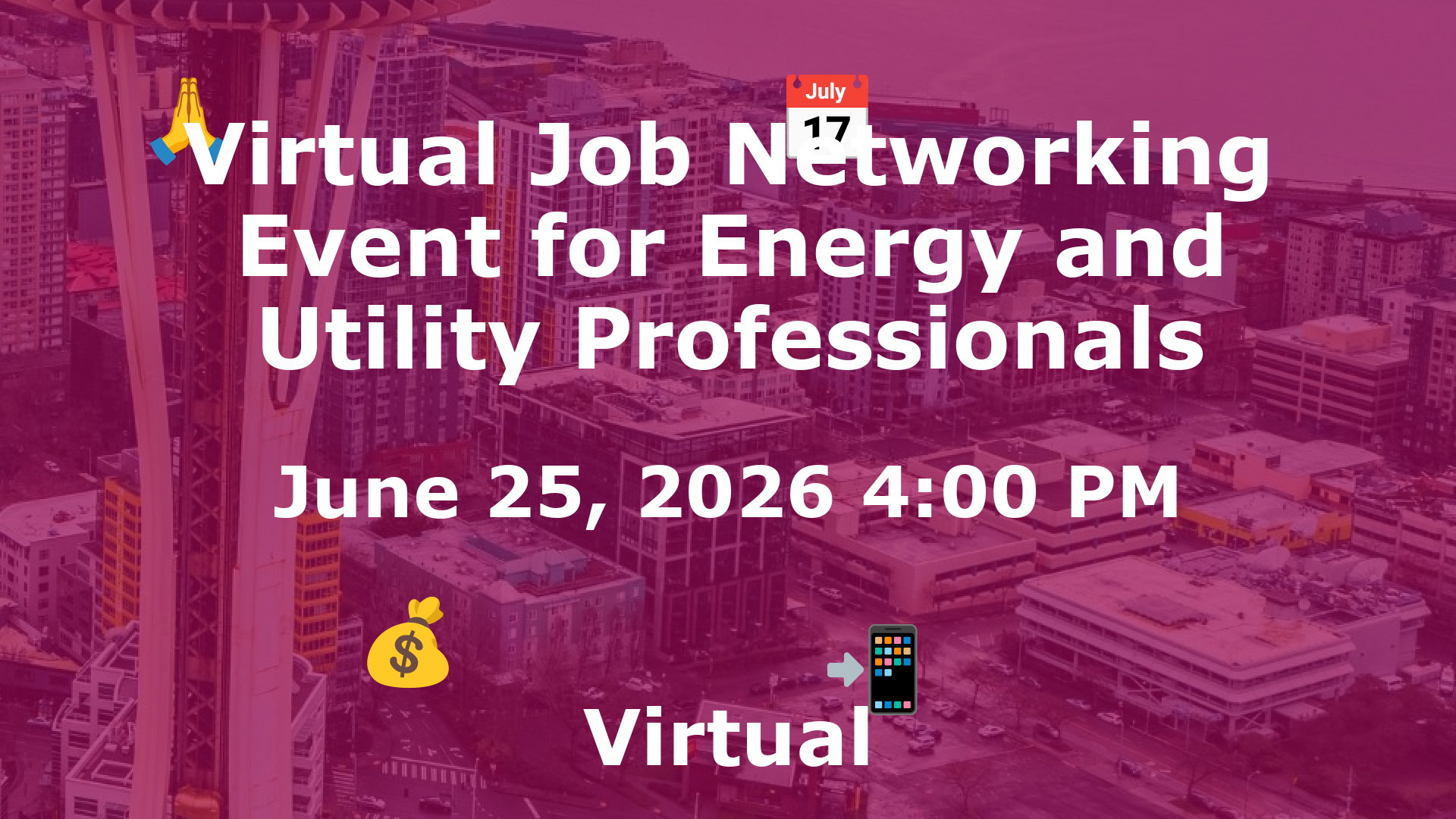 Virtual Job Networking Event for Energy and Utility Professionals event image